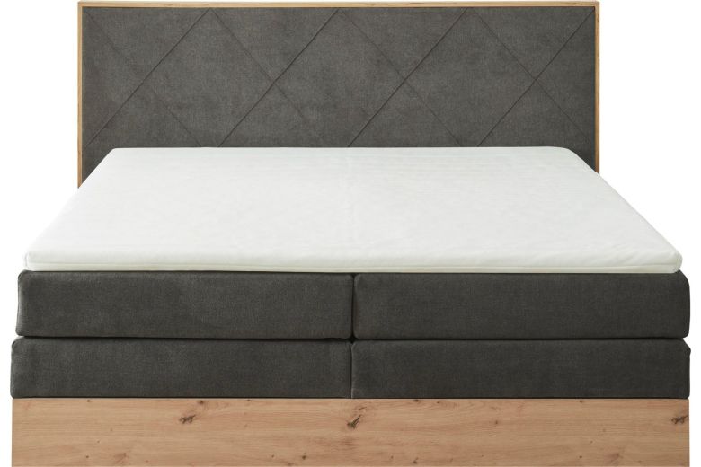 Boxspring bed 180x200 - Bellevue (Pull-out with storage box)