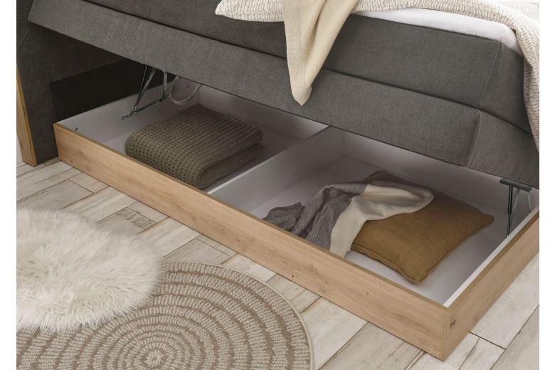 Boxspring bed 180x200 - Bellevue (With storage box)