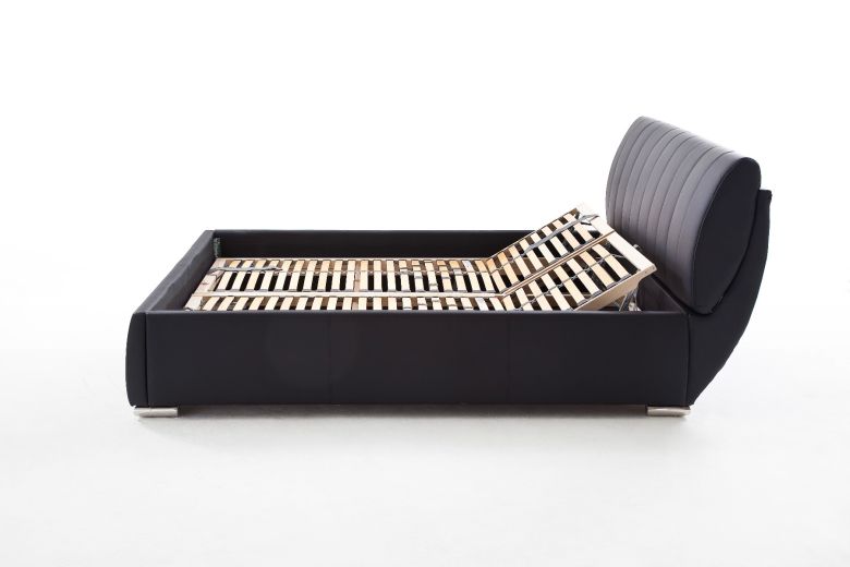 Upholstered bed 180x200 - Bern with bed slat (With storage box)