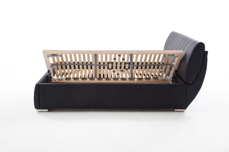 Upholstered bed 180x200 - Bern with bed slat (With storage box)