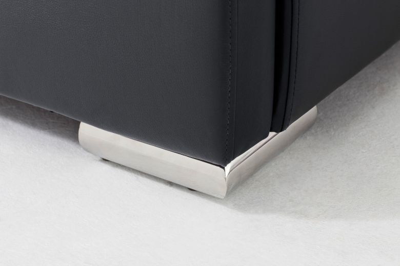 Upholstered bed 180x200 - Bern with bed slat (With storage box)