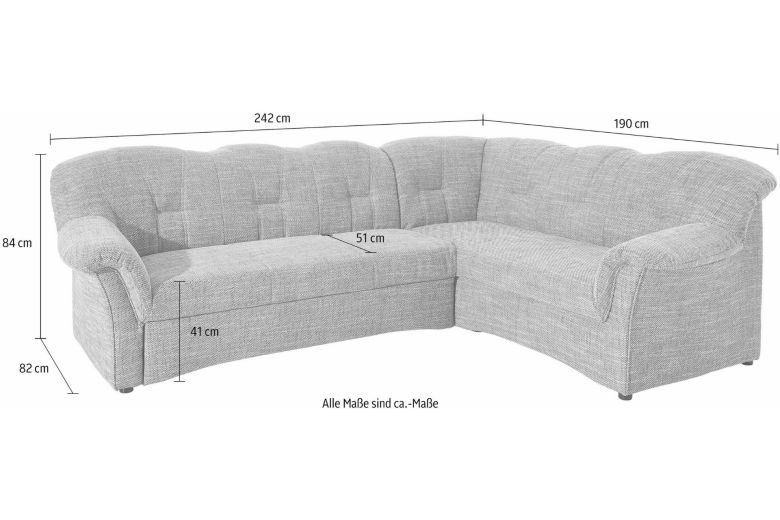 Corner sofa - Papenburg XL