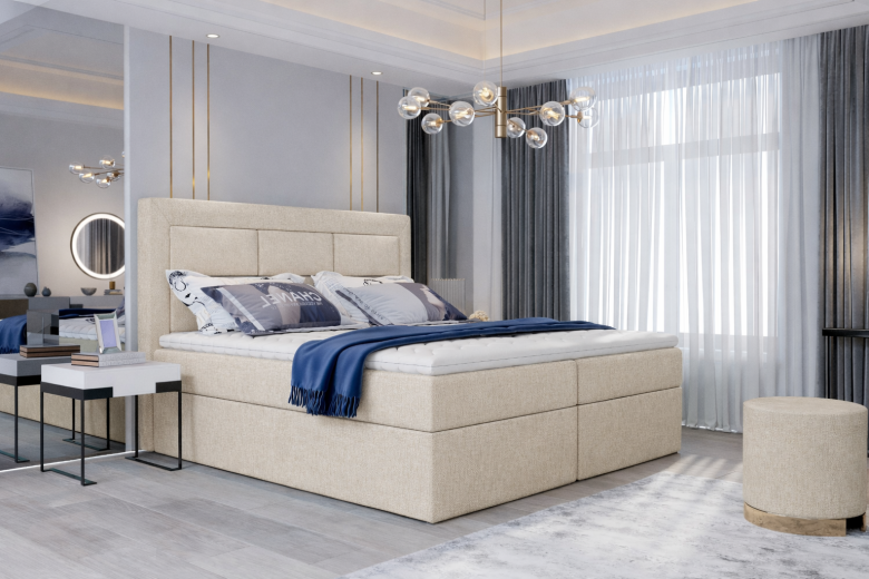 Boxspring bed - Vivre (With storage box)
