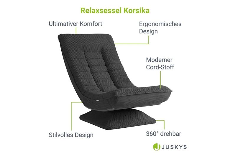 Πολυθρόνα χαλάρωσης - Relaxing chair Korsika 360°