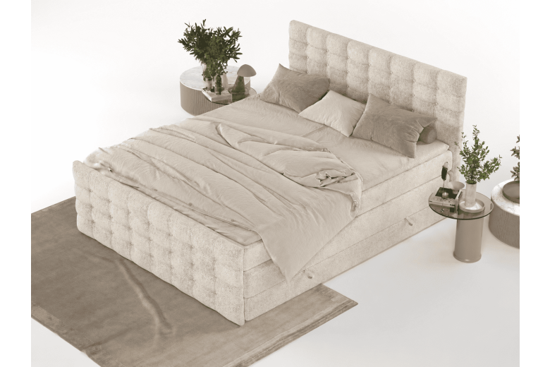 Boxspring bed 180x200 - Blend (With storage box)