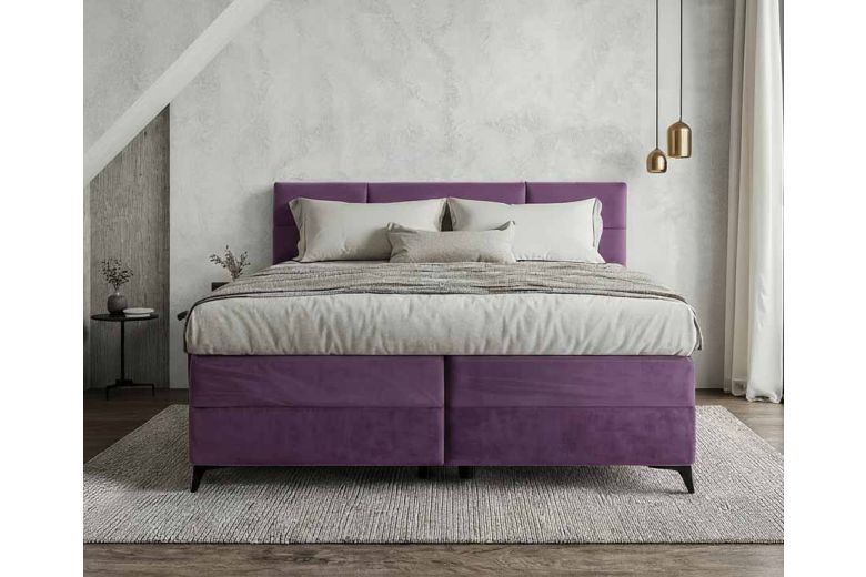 Boxspring bed 160x200 - Bonita (With storage box)