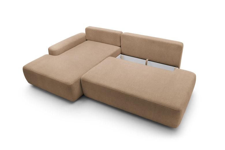 Corner sofa - Bouli (Pull-out bed with storage box)