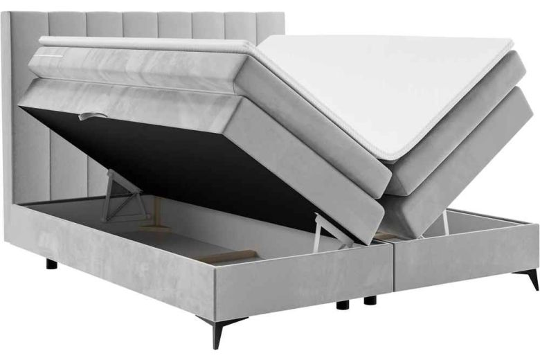 Boxspring bed 140x200 - Brevio (With storage box)