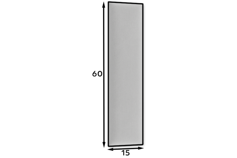 Обитая панель - Upholstered panel Quadratta 60x15 Обитая панель - Upholstered panel Quadratta 60x15