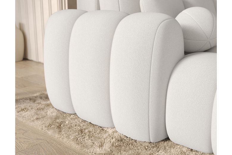 Covelion corner sofa with sleeping function and storage compartment