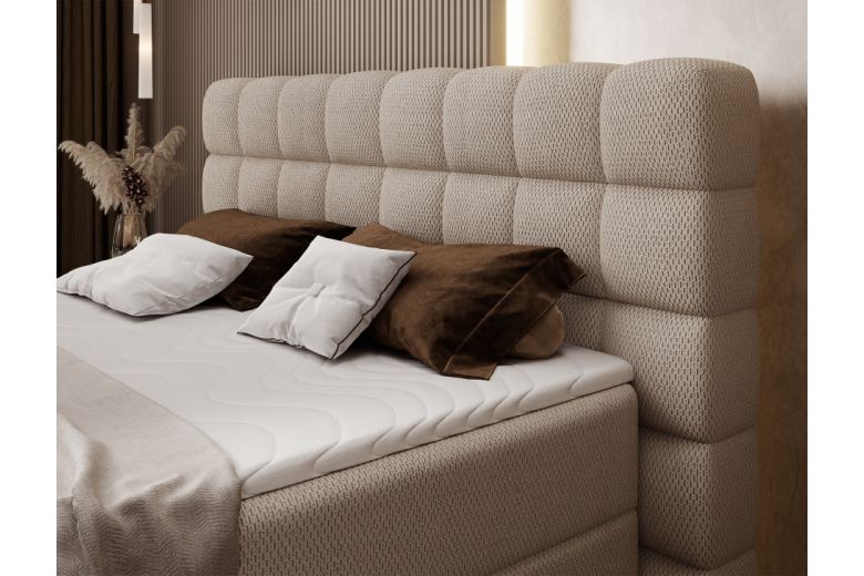 Boxspring bed 160x200 - Camma (With storage box)