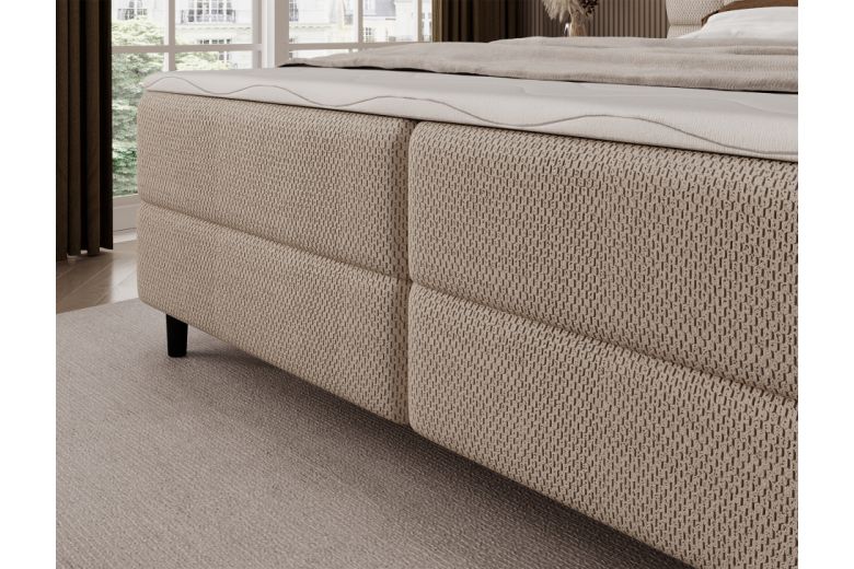 Boxspring bed 160x200 - Camma (With storage box)