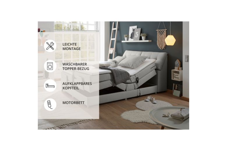 Boxspring bed 180x200 - Carpino