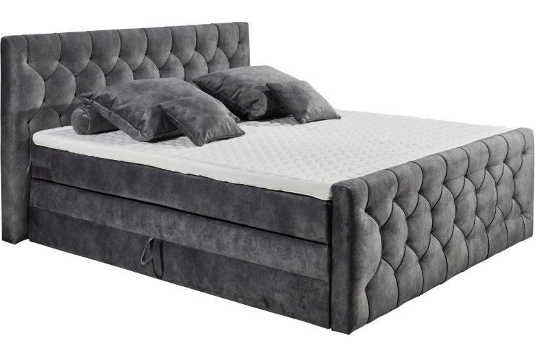 Boxspring bed 180x200 - Cashfield (With storage box)
