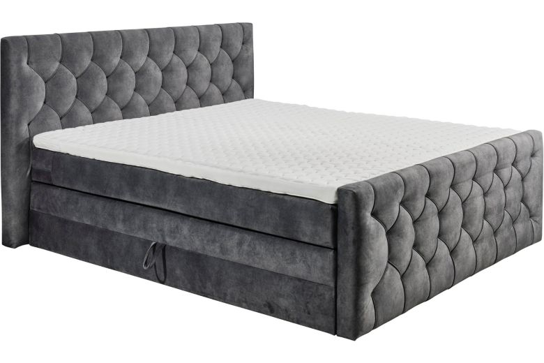 Boxspring bed 180x200 - Cashfield (With storage box)