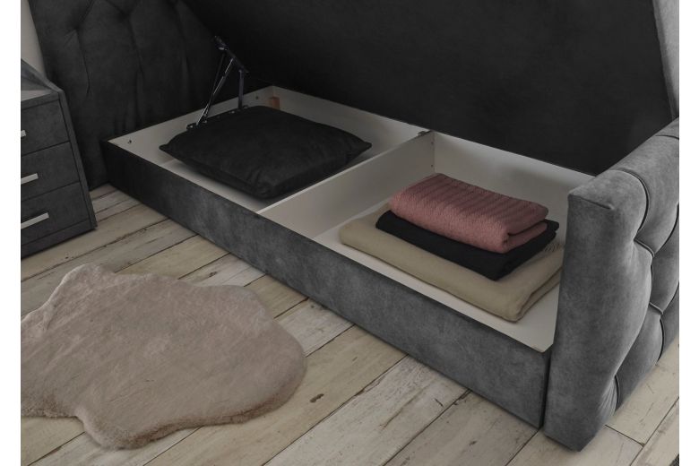 Boxspring bed 180x200 - Cashfield (With storage box)