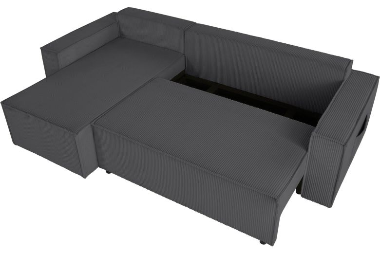 Corner sofa - Cassi (Pull-out with storage box)