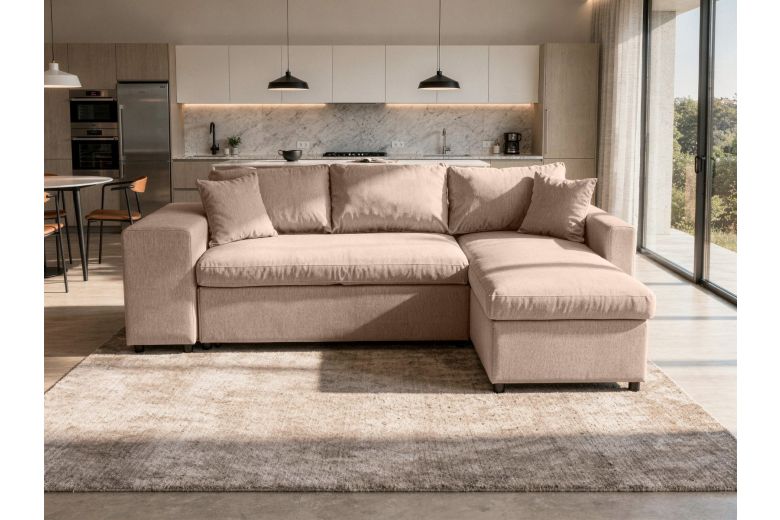 Corner sofa - Golf Plus (Pull-out bed with storage box)