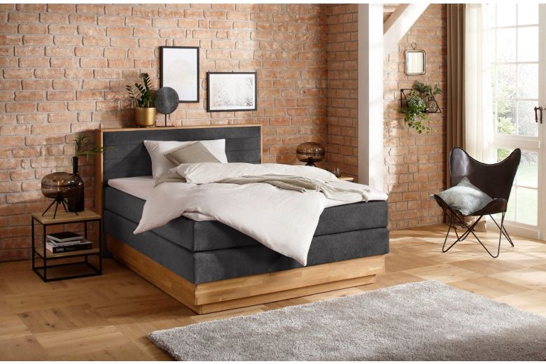 Boxspring bed 180x200 - Cavan (With storage box)