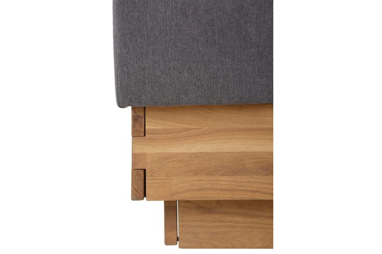 Boxspring bed 180x200 - Cavan ar LED (With storage box)