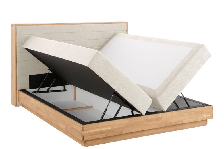 Boxspring bed 180x200 - Cavan (With storage box)