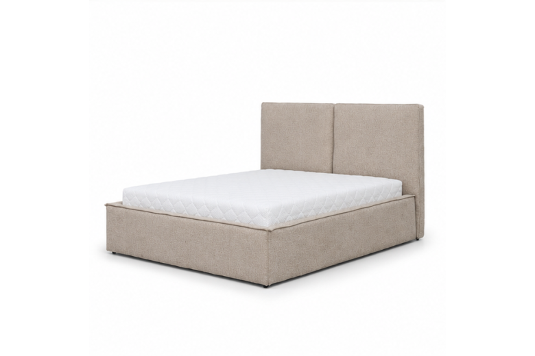 Upholstered bed 180x200 - Chiara with bed slat (With storage box)