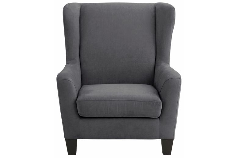 Chair - Chilly with a footstool grey