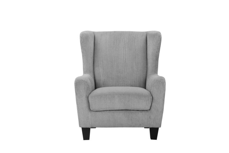 Chair - Chilly with a footstool grey