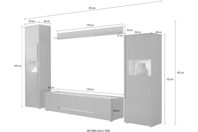 Wall unit - City
