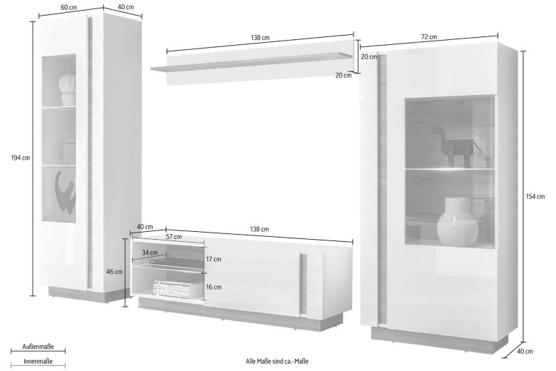 Wall unit - Clair Wall unit - Clair