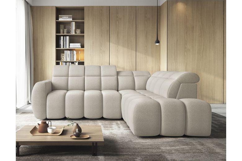 Corner sofa - Falconn (Pull-out bed with storage box)