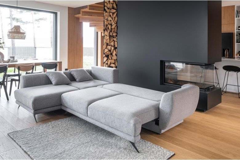 Corner sofa - Larde (Pull-out with storage box)