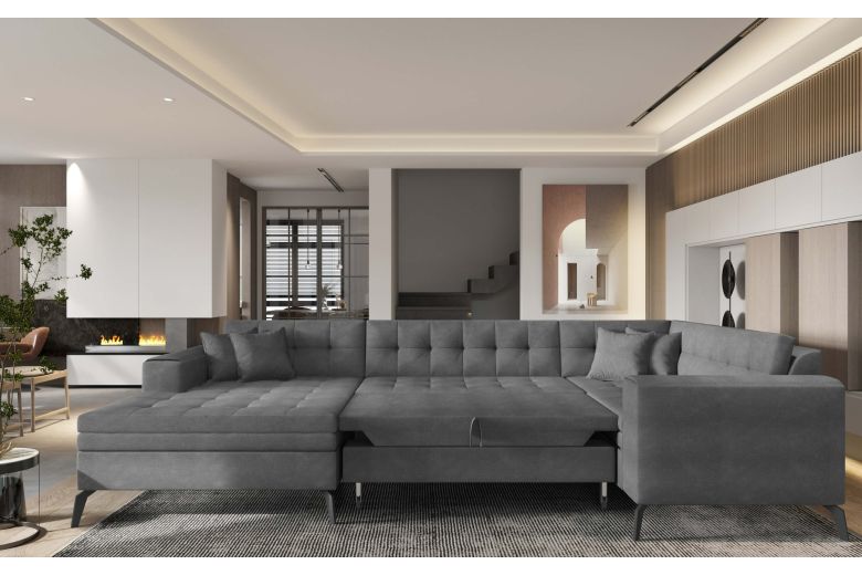 U shape sofa - Montez (Pull-out)