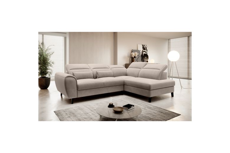 Corner sofa - Noble (Pull-out bed with storage box)