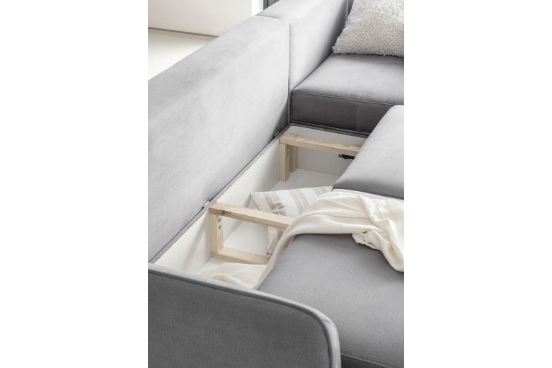Угловой диван - Silva (Pаскладной с ящиком для белья)