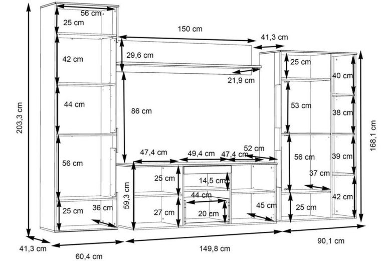 Wall unit - Como