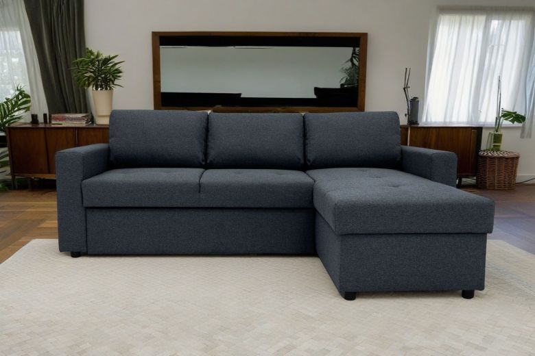 Corner sofa - Gustavo (Pull-out bed with storage box)