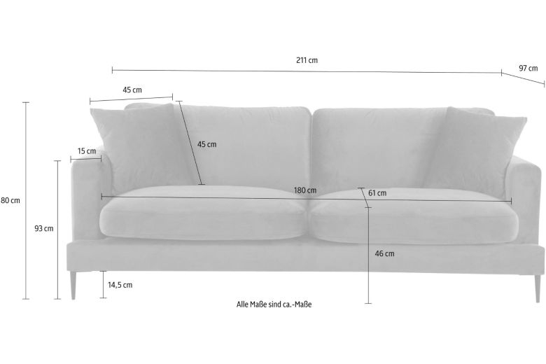 3 seat sofa - Cosy