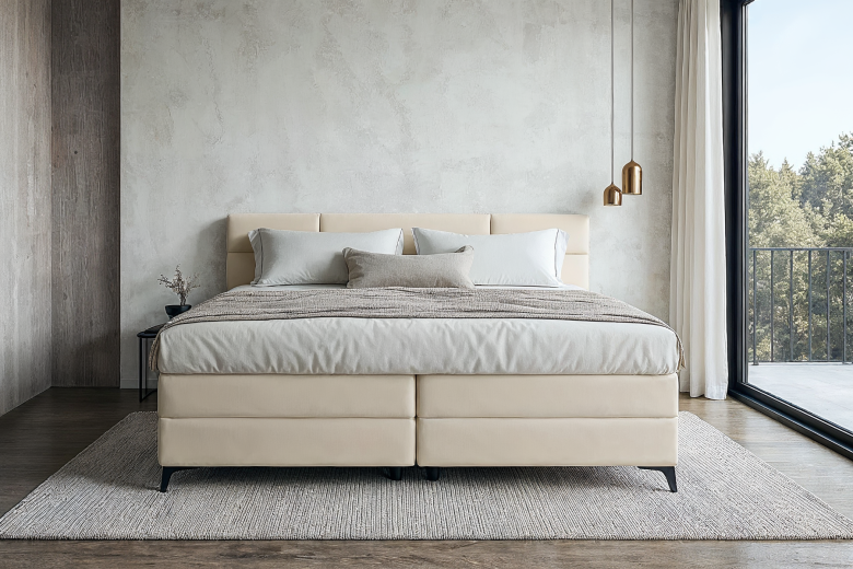 Boxspring bed 180x200 - Bonita (With storage box)