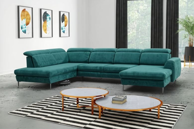 U shape sofa - Fancy (Pull-out bed with storage box)