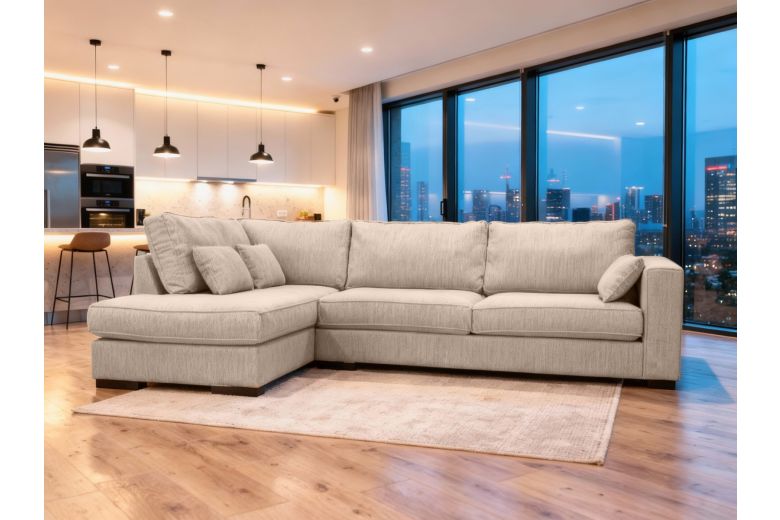 Corner sofa - Brussels (beige)