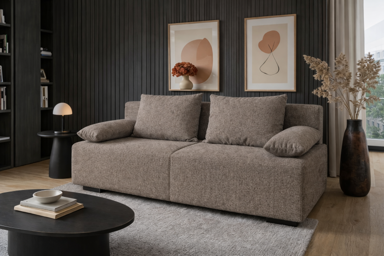 3 seat sofa - Georgia (Pull-out bed with storage box)