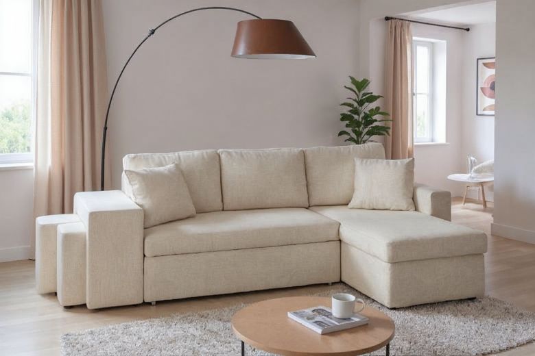 Corner sofa - Golf Plus (Pull-out bed with storage box)