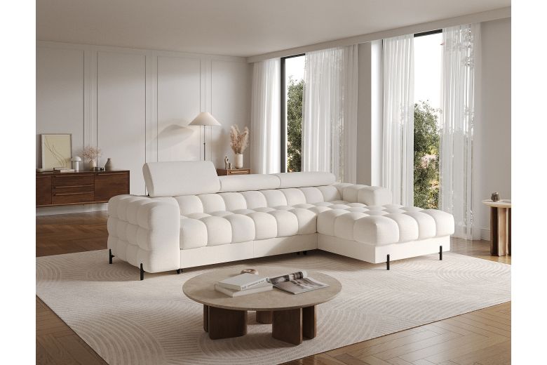 Corner sofa - Felro (Pull-out bed with storage box)