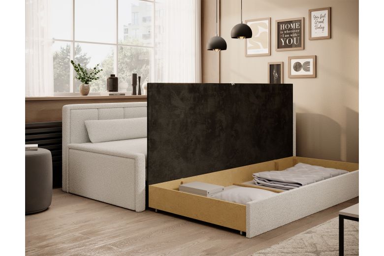 Раскладной диван - Fulgeo (Pаскладной с ящиком для белья)