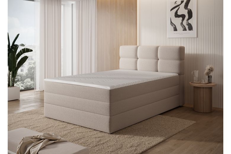 Boxspring bed - Kasped (Pull-out bed with storage box)