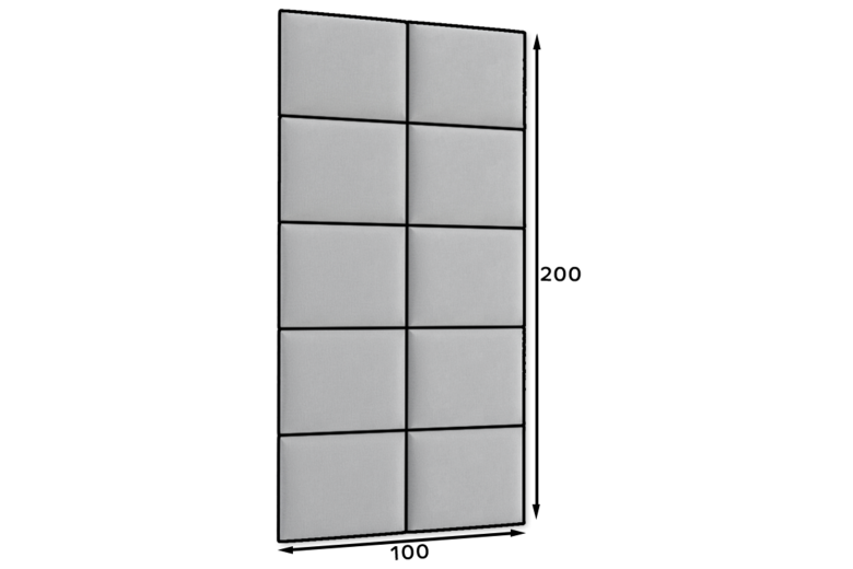 Обитая панель - Quadratta 100x200 upholstered panels set Обитая панель - Quadratta 100x200 upholstered panels set