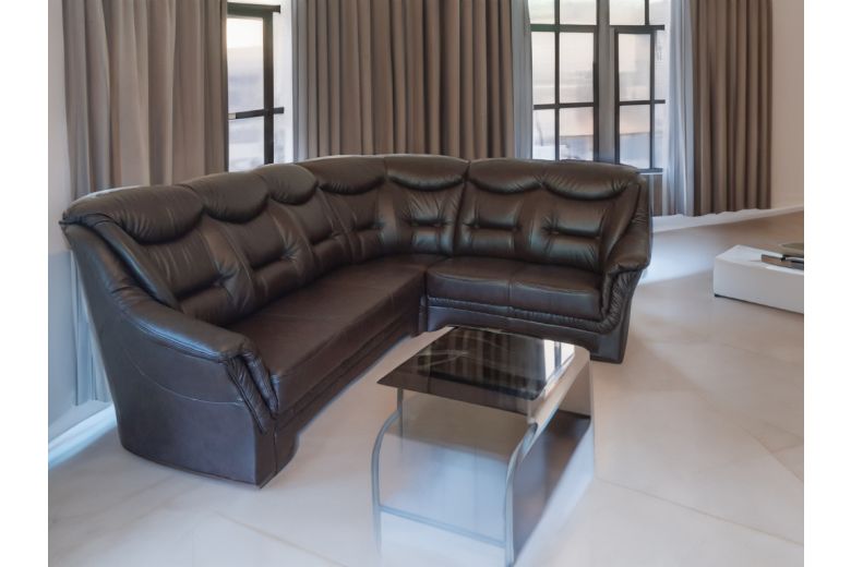 Кожаный Угловой диван ХL - Fatima