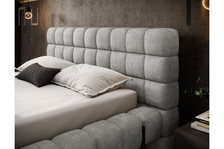 Kровать с обивкой 160x200 - Magentta (C ящиком для белья)