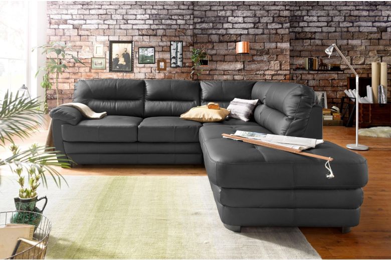 Leather corner sofa XL - Royale